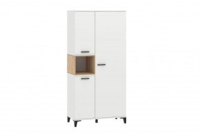 Гостиная "Bergen" (модульная) Белый /Дуб бунратти в Уфе - ufa.mebel24.online | фото 10