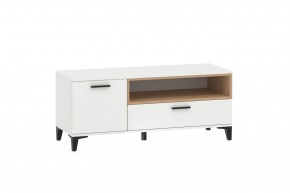Гостиная "Bergen" (модульная) Белый /Дуб бунратти в Уфе - ufa.mebel24.online | фото 4