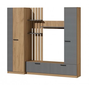Гостиная Юджи (Дуб Крафт золотой/Графит) в Уфе - ufa.mebel24.online | фото 2