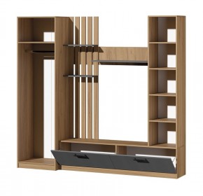 Гостиная Юджи (Дуб Крафт золотой/Графит) в Уфе - ufa.mebel24.online | фото 3