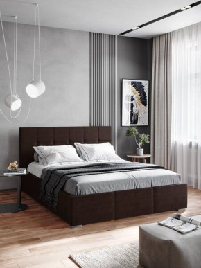 Интерьерная Кровать Рио 1.6 Ортопед на опорах Коричневый  в Уфе - ufa.mebel24.online | фото