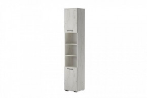 ИТАЛИЯ П-400 Пенал 2дв. (дуб крафт белый) в Уфе - ufa.mebel24.online | фото 2