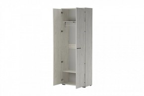 ИТАЛИЯ ШК-800 Шкаф 2дв (дуб крафт белый) в Уфе - ufa.mebel24.online | фото 2