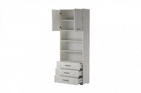 ИТАЛИЯ ШК3Я-800 Шкаф 2дв, 3ящ (дуб крафт белый) в Уфе - ufa.mebel24.online | фото 2