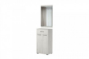 ИТАЛИЯ Зеркало 600/Тумба Комби ТК 600 (дуб крафт белый) в Уфе - ufa.mebel24.online | фото 1