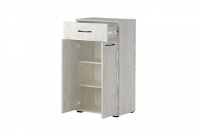 ИТАЛИЯ Зеркало 600/Тумба Комби ТК 600 (дуб крафт белый) в Уфе - ufa.mebel24.online | фото 4