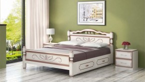 КАРИНА-5 Кровать из массива 1200 с 2-мя ящиками в Уфе - ufa.mebel24.online | фото 2