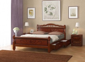 КАРИНА-5 Кровать из массива 1200 с 2-мя ящиками в Уфе - ufa.mebel24.online | фото 3