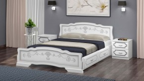 КАРИНА-6 Кровать из массива 900 с 2-мя ящиками в Уфе - ufa.mebel24.online | фото 1