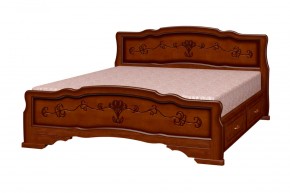 КАРИНА-6 Кровать из массива 900 с 2-мя ящиками в Уфе - ufa.mebel24.online | фото 4