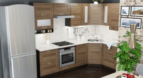 КИРА Кухонный гарнитур Гранд Оптима (2600*1500 мм) в Уфе - ufa.mebel24.online | фото 1