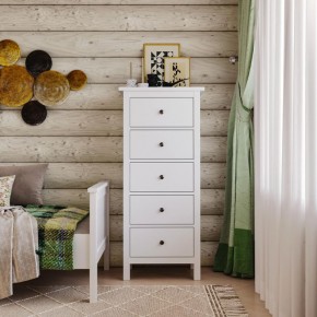 Комод 05 Кантри белый с пятью ящиками в Уфе - ufa.mebel24.online | фото 4