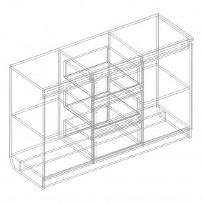 Комод 2-ств. с 3 ящиками в Уфе - ufa.mebel24.online | фото 2