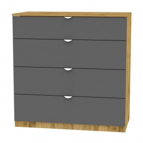 Комод K-93x90x45-1-TR (ДВ-Графит)​​​​​​​ Калисто в Уфе - ufa.mebel24.online | фото