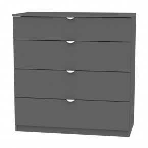 Комод K-93x90x45-1-TR (Графит) Калисто в Уфе - ufa.mebel24.online | фото
