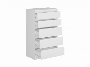 Комод КАСТОР с пятью ящиками, цвет белый в Уфе - ufa.mebel24.online | фото 2