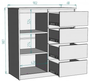 Комод Мальта K115 в Уфе - ufa.mebel24.online | фото 2