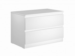Комод МАЛЬТА низкий с двумя выдвижными ящиками, цвет белый в Уфе - ufa.mebel24.online | фото