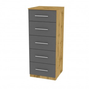 Комод "Калисто (K35)" ручка рейлинг (ДВ-Графит) в Уфе - ufa.mebel24.online | фото