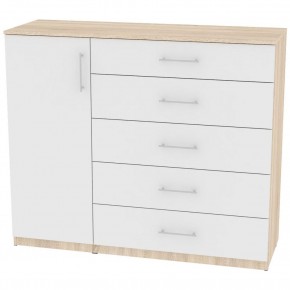 Комод "Калисто (K40)" ручка рейлинг (ДСС-Белый) в Уфе - ufa.mebel24.online | фото
