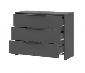 Комод "Камелия 1" 3 ящика Графит серый в Уфе - ufa.mebel24.online | фото 3