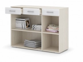 Комод Симба  дуб белфорд-белый глянец в Уфе - ufa.mebel24.online | фото 2