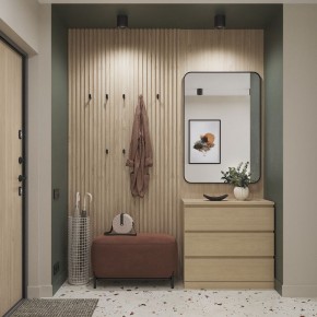 Комод Варма 3 с тремя выдвижными ящиками, цвет дуб белёный в Уфе - ufa.mebel24.online | фото 4