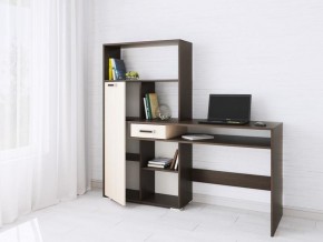 Компьютерный стол Квартет-8 венге/дуб молочный в Уфе - ufa.mebel24.online | фото