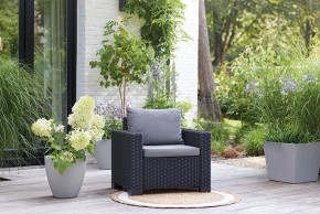 Комплект кресел Калифорния (California chair) графит в Уфе - ufa.mebel24.online | фото 1