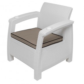 Комплект кресел Yalta Double Seat (Ялта) белый в Уфе - ufa.mebel24.online | фото 3
