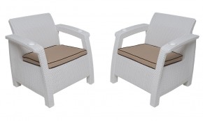 Комплект на балкон Yalta Balcony Set (Ялта) белый в Уфе - ufa.mebel24.online | фото 4