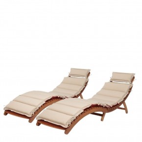 Комплект шезлонги и столик AFM-803A-T133 Beige (2+1) в Уфе - ufa.mebel24.online | фото 2