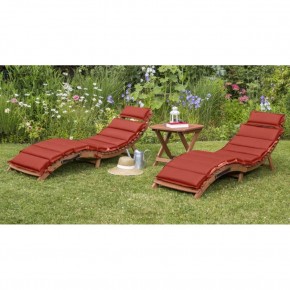 Комплект шезлонги и столик AFM-803A-T133 Beige-Terracotta (2+1) в Уфе - ufa.mebel24.online | фото 1