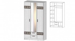 КОСТА-РИКА Шкаф 3-х створчатый (анкор светлый) в Уфе - ufa.mebel24.online | фото