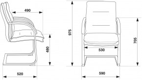 Кресло Бюрократ T-9927SL-LOW-V/BLACK в Уфе - ufa.mebel24.online | фото 4