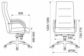 Кресло для руководителя T-9927SL/CHOKOLATE в Уфе - ufa.mebel24.online | фото 6