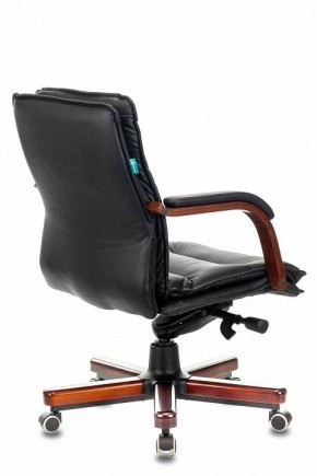 Кресло для руководителя T-9927WALNUT-LOW/BL в Уфе - ufa.mebel24.online | фото
