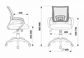 Кресло компьютерное CH-695N/BL/TW-11 в Уфе - ufa.mebel24.online | фото 12