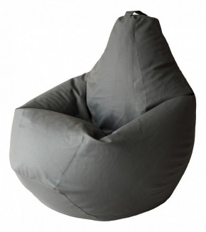 Кресло-мешок Серая ЭкоКожа 2XL 135*95 см в Уфе - ufa.mebel24.online | фото