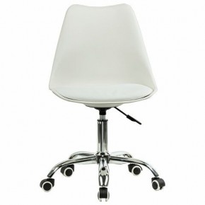 Кресло стул BRABIX "Eames MG-310 CH", хром, пластик белый, экокожа белая, 532923 в Уфе - ufa.mebel24.online | фото 1