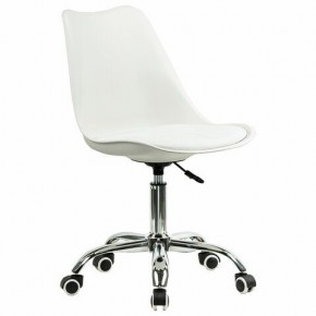 Кресло стул BRABIX "Eames MG-310 CH", хром, пластик белый, экокожа белая, 532923 в Уфе - ufa.mebel24.online | фото 2