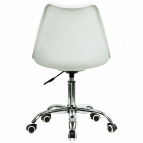 Кресло стул BRABIX "Eames MG-310 CH", хром, пластик белый, ткань серая, 532924 в Уфе - ufa.mebel24.online | фото 4