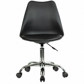 Кресло стул BRABIX "Eames MG-310 CH", хром, пластик черный, экокожа черная, 532925 в Уфе - ufa.mebel24.online | фото 1