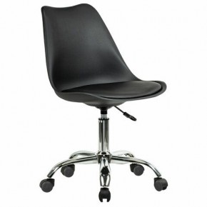 Кресло стул BRABIX "Eames MG-310 CH", хром, пластик черный, экокожа черная, 532925 в Уфе - ufa.mebel24.online | фото 2