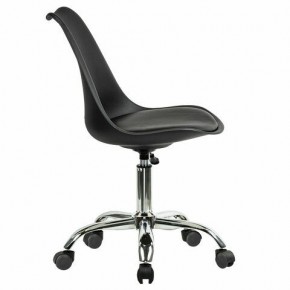 Кресло стул BRABIX "Eames MG-310 CH", хром, пластик черный, экокожа черная, 532925 в Уфе - ufa.mebel24.online | фото 3