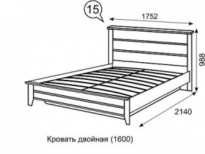 Кровать 1600 с ПМ София 15 в Уфе - ufa.mebel24.online | фото 3