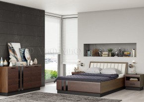 МАГНОЛИЯ Кровать 1600 с ортопедом (Дерево/орех) в Уфе - ufa.mebel24.online | фото 2