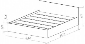 НИЦЦА-14 Кровать 1600 с настилом ЛДСП (НЦ.14) в Уфе - ufa.mebel24.online | фото 3