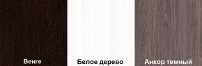 Кровать-чердак Пионер 1 (800*1900) Ирис/Белое дерево, Анкор темный, Венге в Уфе - ufa.mebel24.online | фото 2