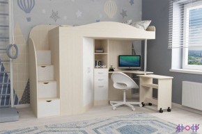 Кровать-чердак Юниор 4 (800*1900) в Уфе - ufa.mebel24.online | фото 6